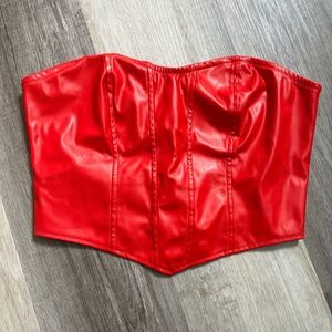 🌟Leather Corset Top🌟